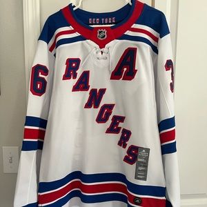 New York Rangers Jersey White, Mats Zuccarello #36, Size Men’s Medium NWT